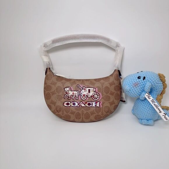 Coach CX608 Mini Payton Bag In Signature Canvas With Horse And Carriage Print - Picture 1 of 7